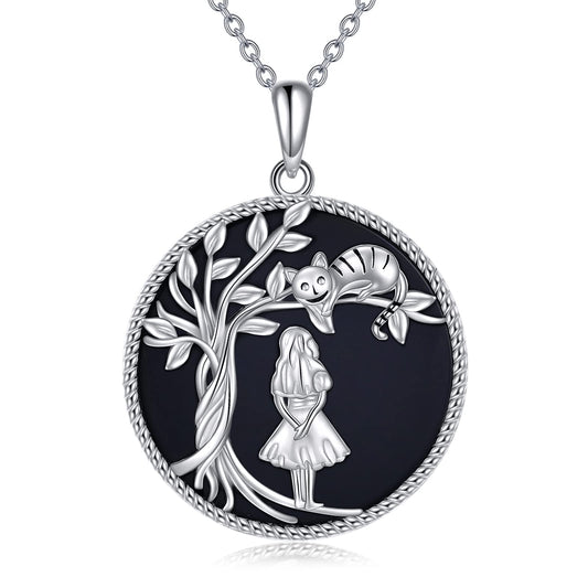 Alice In Pendant Necklace Sterling Silver