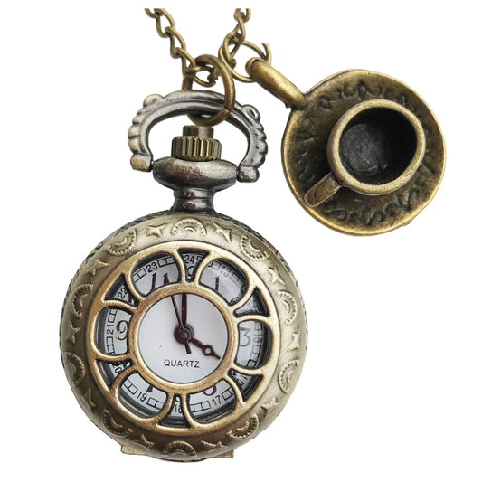 Alice in Wonderland Watch Necklace